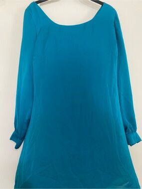 As U Wish Teal Blue Long-Sleeve Women's Tunic
